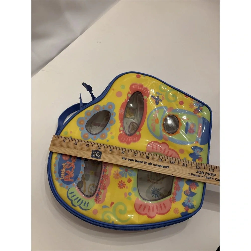 VTG LPS Littlest Pet Shop 2007 Zipper Carry Case House